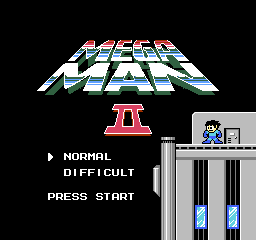 Mega Man 2 (Europe) Title Screen